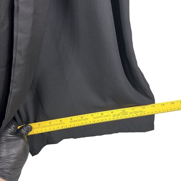 Worthington Womens S Black Lace Bodice Cap Sleeve Wide Leg Jumpsuit Stretchy - Picture 13 of 16